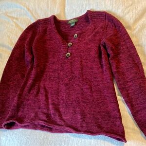 Eddie Bauer Red Sweater size M